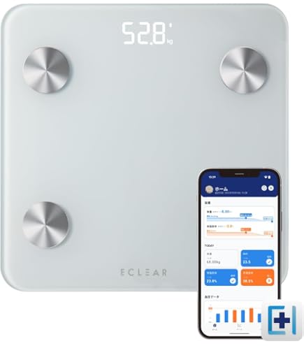 Amazon.co.jp: RENPHO Body Fat Scale Smart BMI Scale Digital